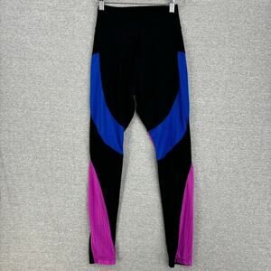 Booty Queen Leggings Womens Small Multicolored Athletic Gym Running Activewear